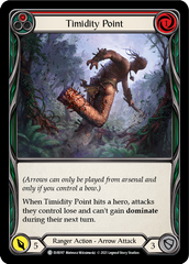 Timidity Point (Red) [EVR097] (Everfest)  1st Edition Rainbow Foil | Good Games Adelaide SA