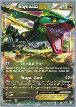 Rayquaza EX (85/124) (Anguille Sous Roche - Clement Lamberton) [World Championships 2013] | Good Games Adelaide SA