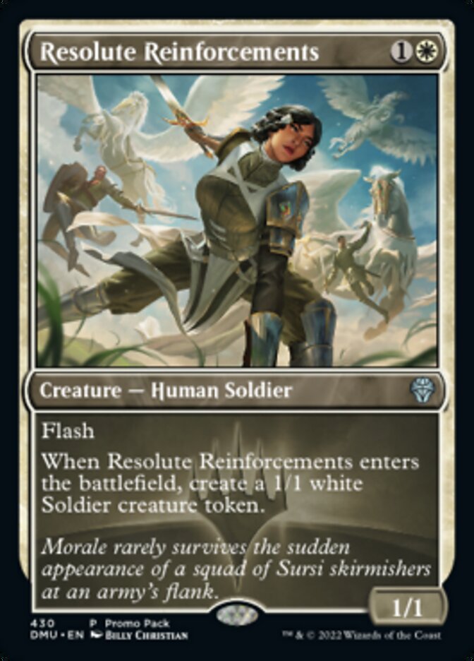 Resolute Reinforcements (Promo Pack) [Dominaria United] | Good Games Adelaide SA