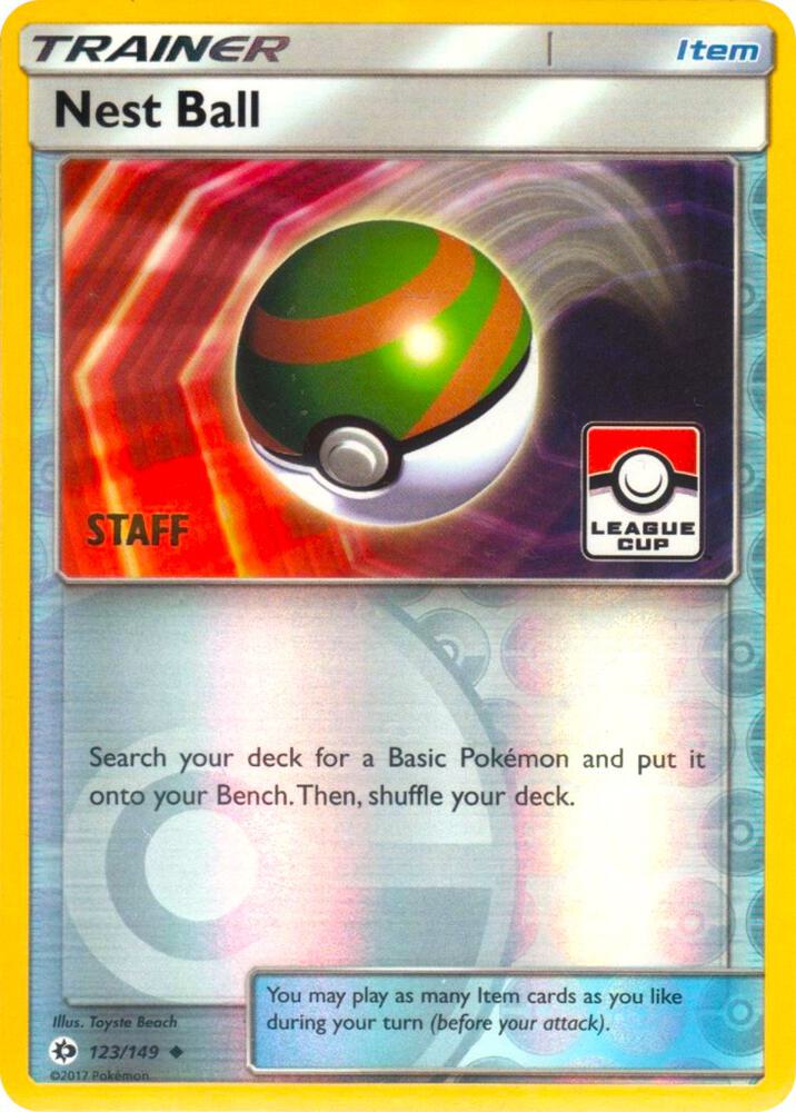 Nest Ball 123 149 League Cup Staff 123/149 (League & Championship Cards)  - Reverse Holofoil | Good Games Adelaide SA