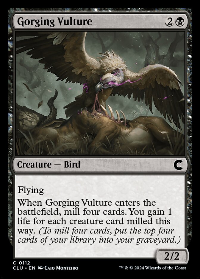 Gorging Vulture 112 (Ravnica: Clue Edition)  | Good Games Adelaide SA
