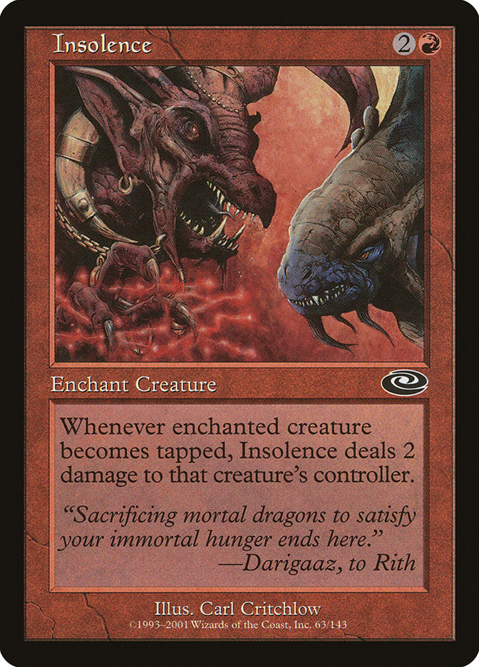 Insolence 63 (Planeshift)  - Foil | Good Games Adelaide SA