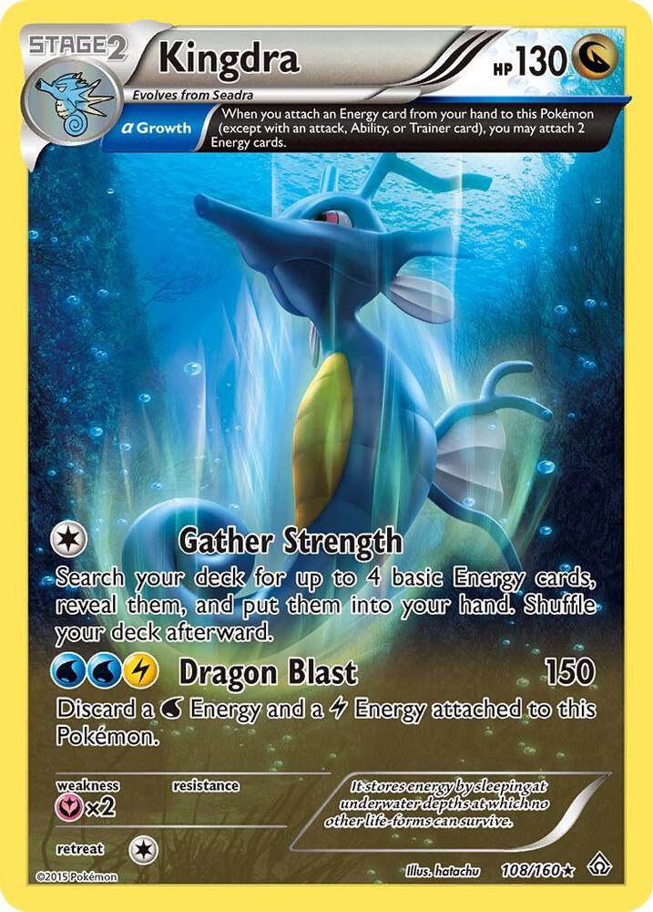 Kingdra Alpha 108/160 (XY - Primal Clash)  - Holofoil | Good Games Adelaide SA