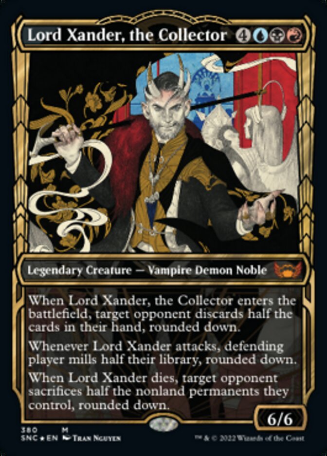 Lord Xander, the Collector (Showcase Golden Age Gilded Foil) [Streets of New Capenna] | Good Games Adelaide SA
