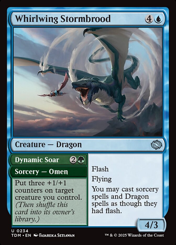 Whirlwing Stormbrood // Dynamic Soar 234 (Tarkir: Dragonstorm)  | Good Games Adelaide SA