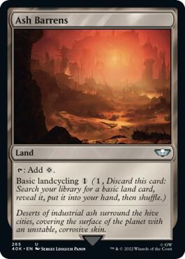 Ash Barrens 265/617 (Universes Beyond: Warhammer 40,000)  | Good Games Adelaide SA