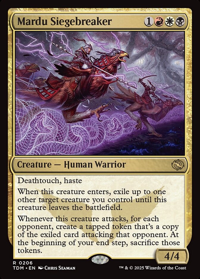 Mardu Siegebreaker 206 (Tarkir: Dragonstorm)  - Foil | Good Games Adelaide SA