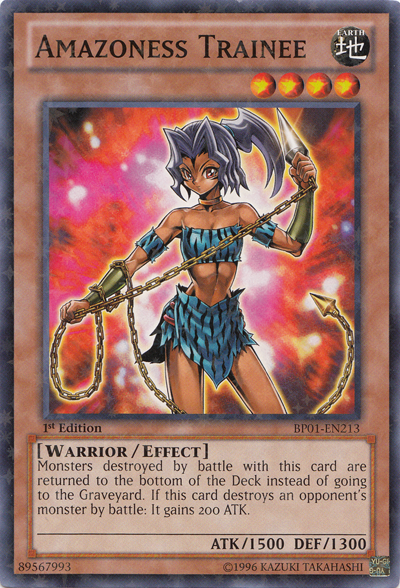 Amazoness Trainee [BP01-EN213] Starfoil Rare | Good Games Adelaide SA
