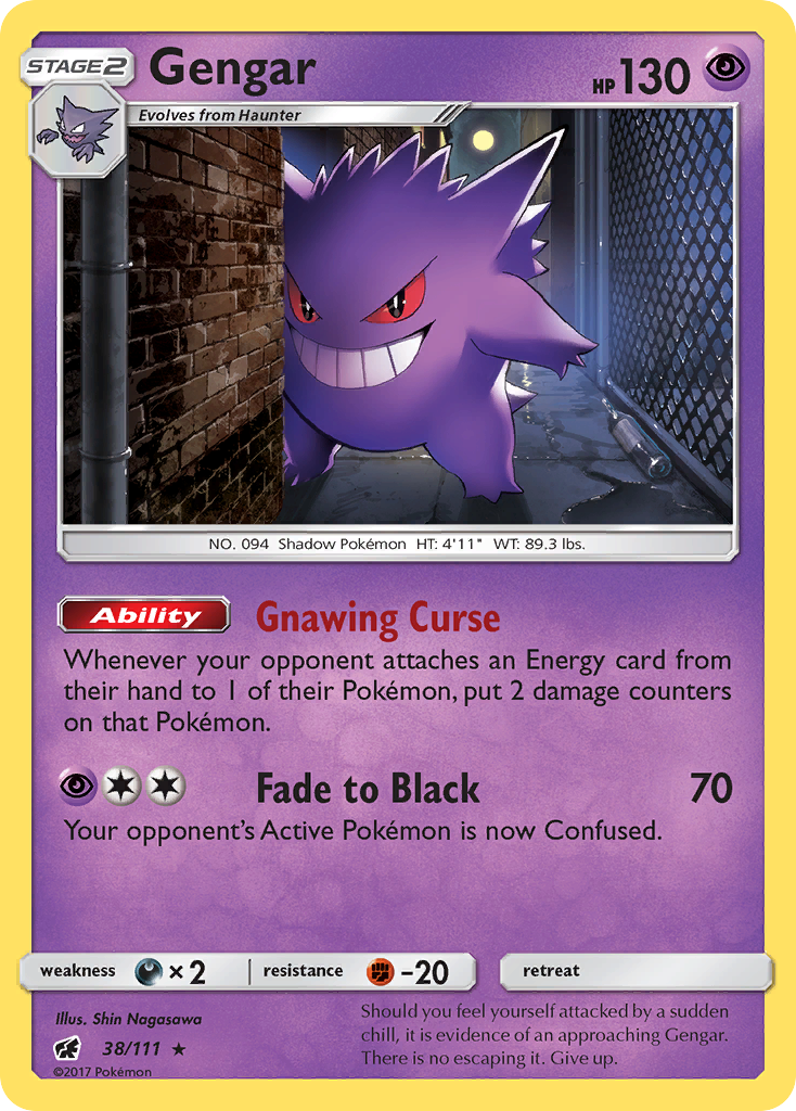 Gengar (38/111) [Sun & Moon: Crimson Invasion] | Good Games Adelaide SA