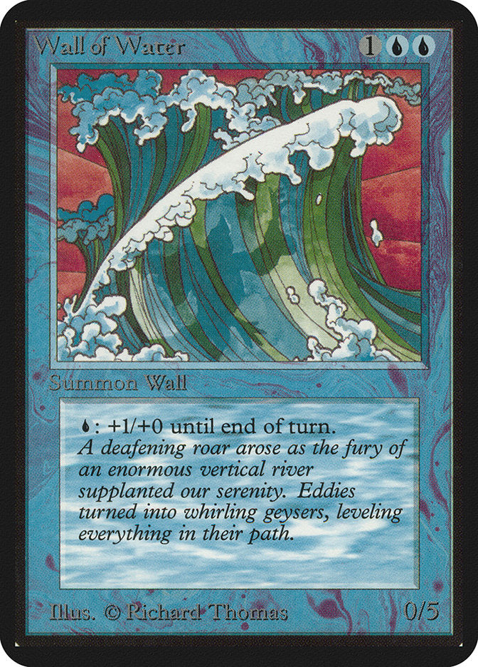 Wall of Water [Limited Edition Alpha] | Good Games Adelaide SA