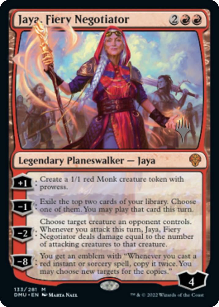Jaya Fiery Negotiator 133 (Promo Pack: Dominaria United)  - Foil | Good Games Adelaide SA
