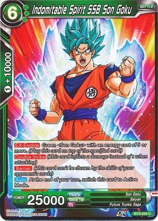 Indomitable Spirit SSB Son Goku [BT3-059] | Good Games Adelaide SA