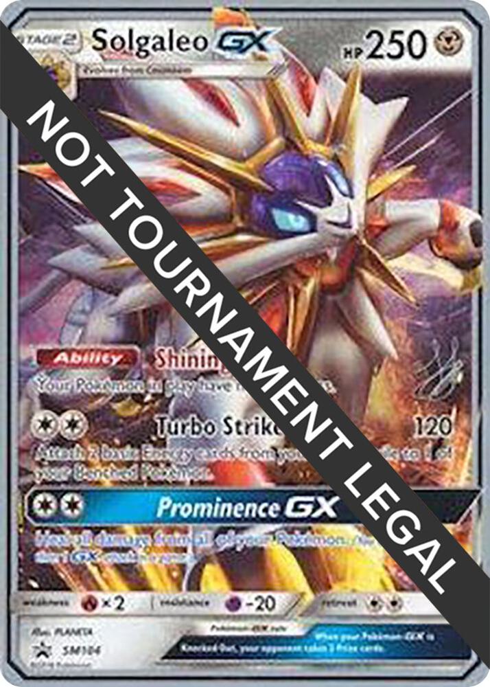 Solgaleo GX 2019 Henry Brand SM104 (World Championship Decks)  | Good Games Adelaide SA