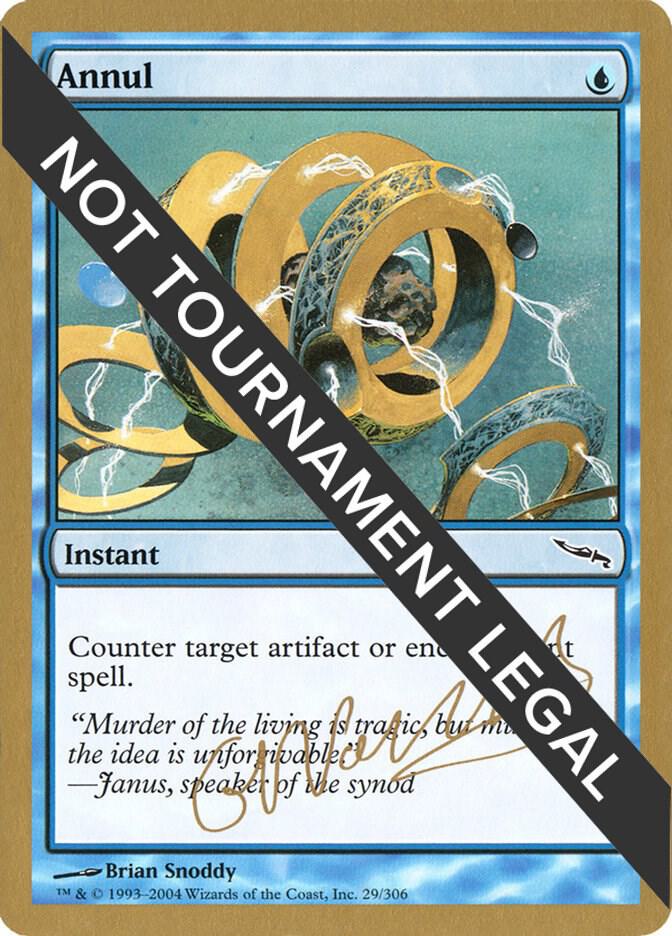 Annul 2004 Gabriel Nassif MRD  (World Championship Decks)  | Good Games Adelaide SA