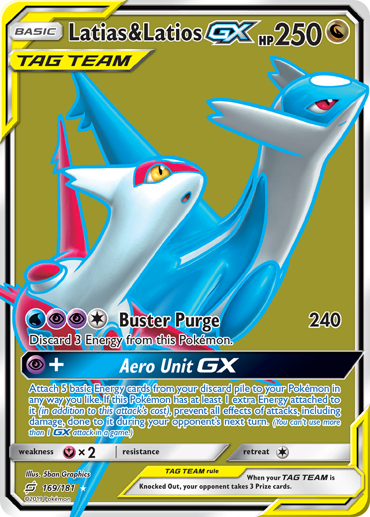 Latias & Latios GX (169/181) [Sun & Moon: Team Up] | Good Games Adelaide SA