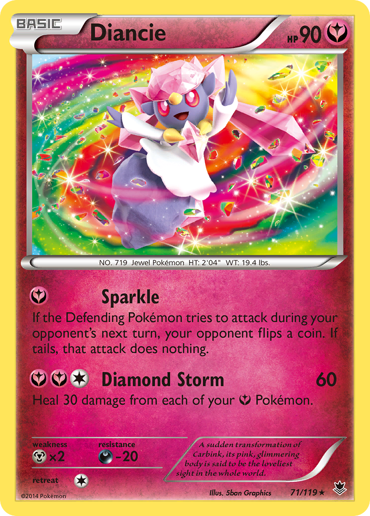 Diancie (71/119) [XY: Phantom Forces] | Good Games Adelaide SA