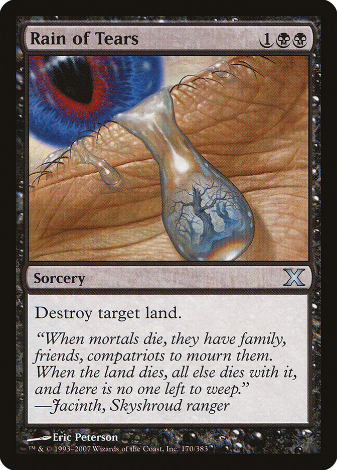 Rain of Tears 170 (10th Edition)  - Foil | Good Games Adelaide SA
