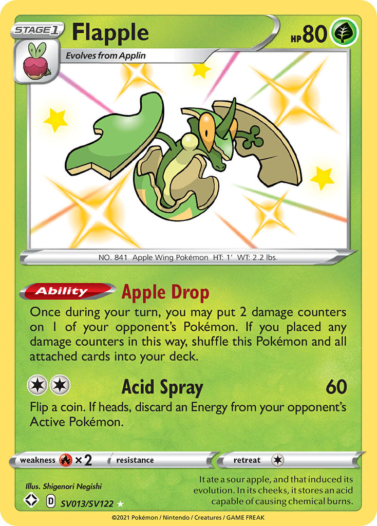 Flapple (SV013/SV122) [Sword & Shield: Shining Fates] | Good Games Adelaide SA