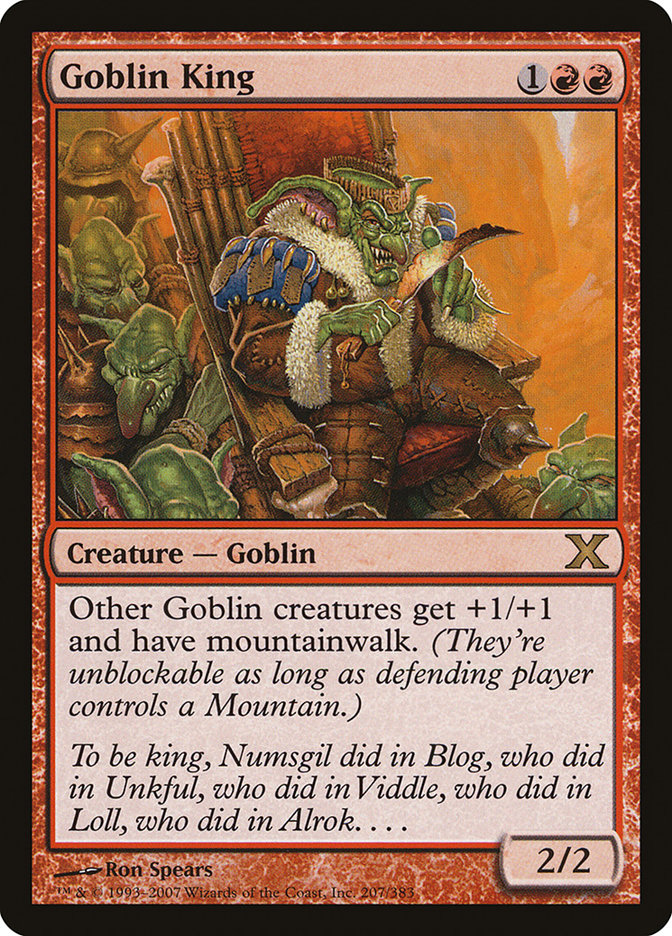 Goblin King 207 (10th Edition)  | Good Games Adelaide SA