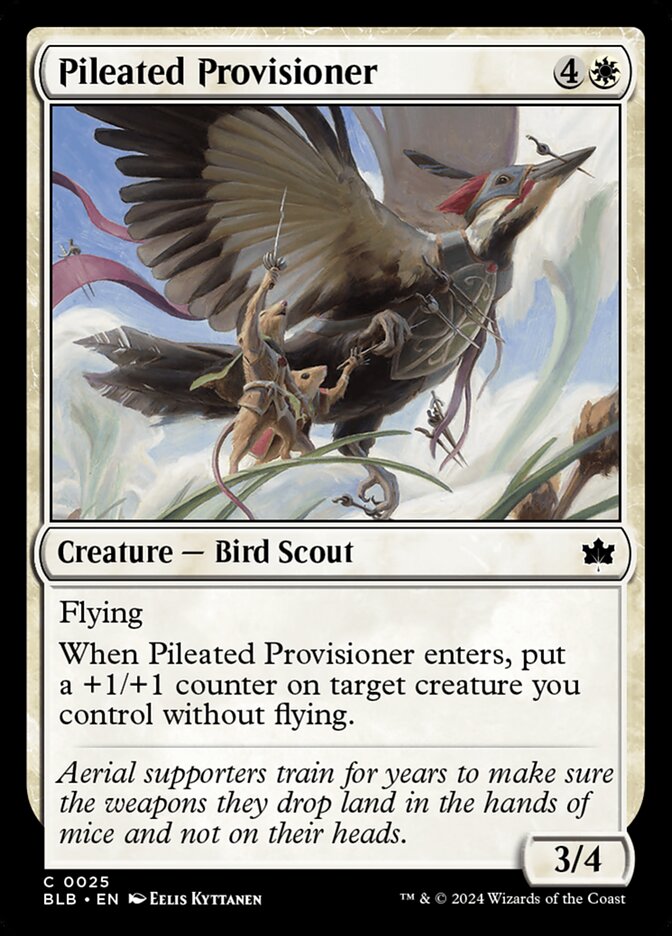 Pileated Provisioner 25 (Bloomburrow)  - Foil | Good Games Adelaide SA