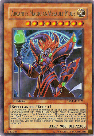 Arcanite Magician/Assault Mode [CRMS-EN021] Ultra Rare | Good Games Adelaide SA