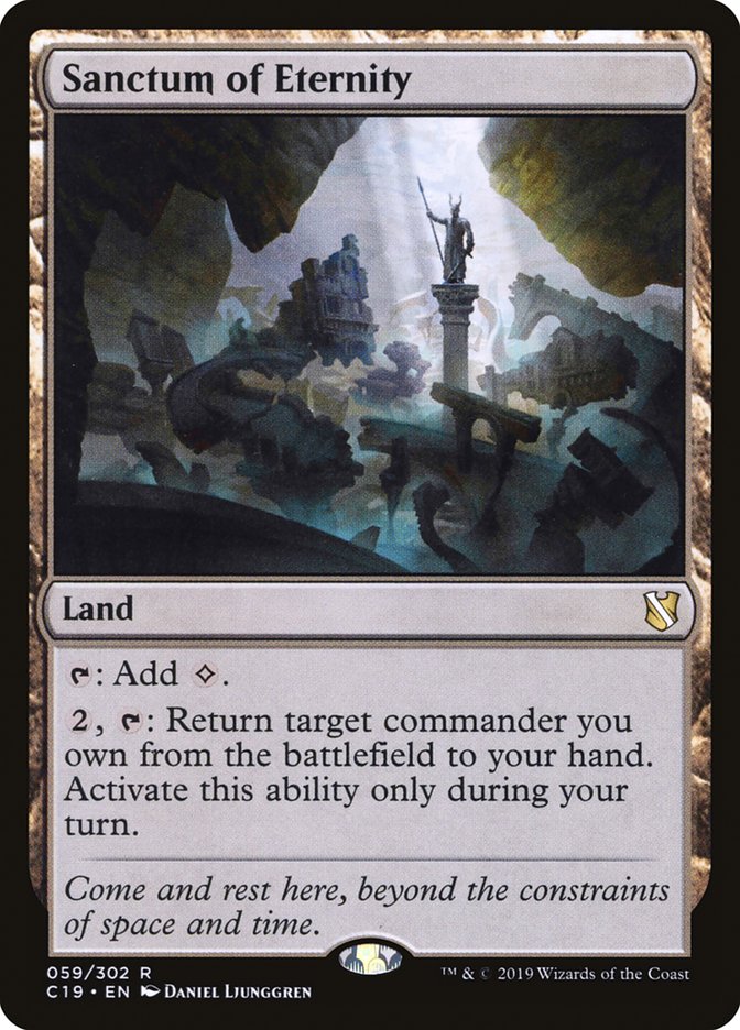 Sanctum of Eternity [Commander 2019] | Good Games Adelaide SA