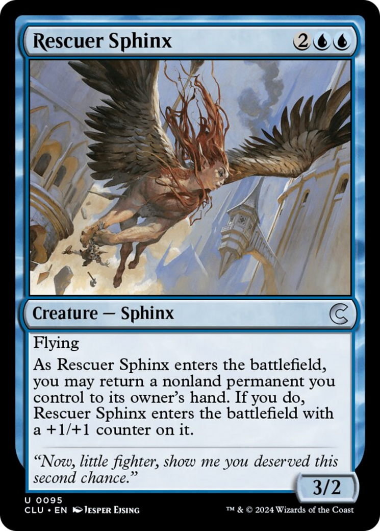 Rescuer Sphinx [Ravnica: Clue Edition] | Good Games Adelaide SA