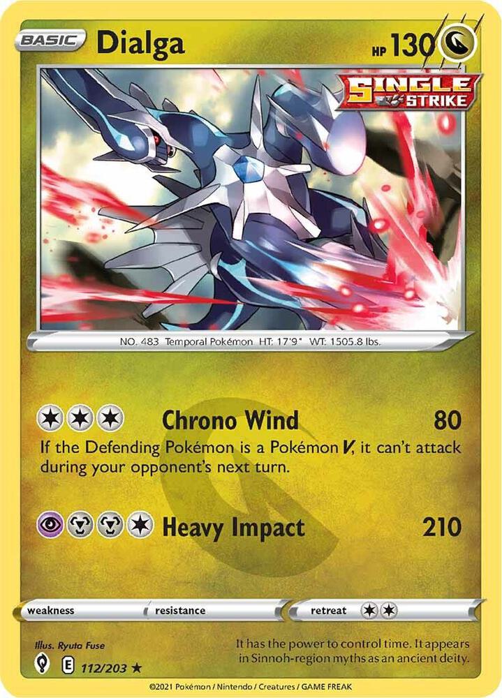 Dialga 112/203 (SWSH07: Evolving Skies)  - Holofoil | Good Games Adelaide SA