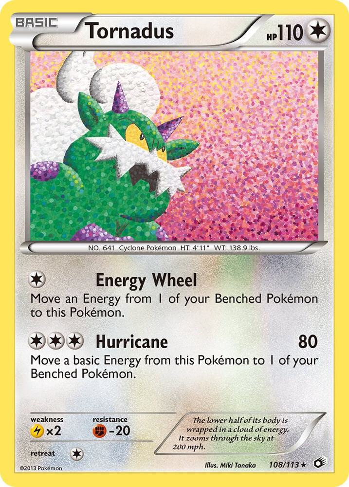 Tornadus 108/113 (Legendary Treasures)  - Holofoil | Good Games Adelaide SA