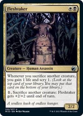Fleshtaker 222 (Innistrad: Midnight Hunt)  - Foil | Good Games Adelaide SA