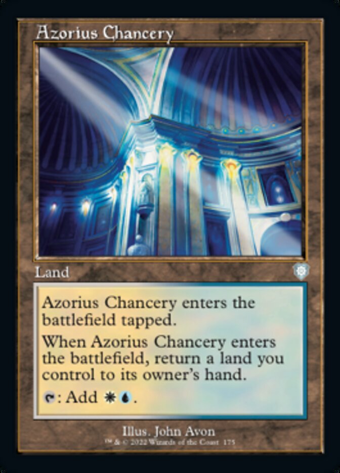 Azorius Chancery (Retro) [The Brothers' War Commander] | Good Games Adelaide SA