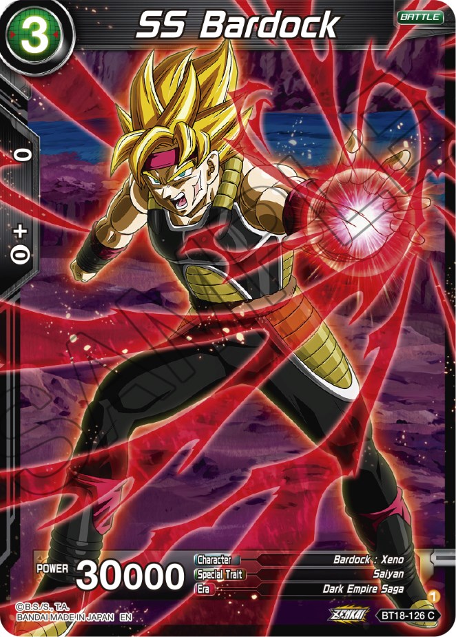 SS Bardock (BT18-126) [Dawn of the Z-Legends] | Good Games Adelaide SA
