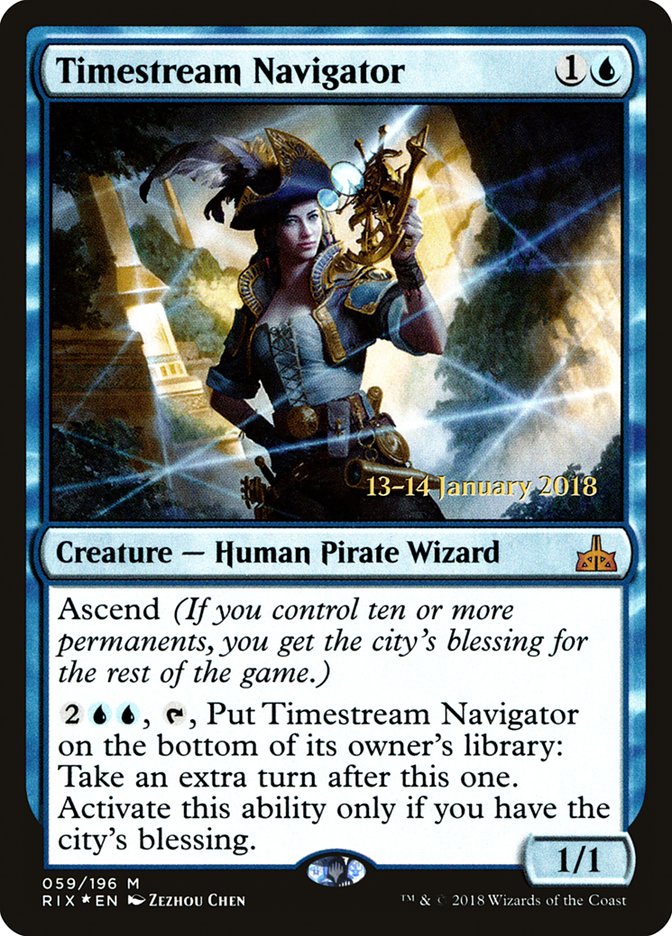 Timestream Navigator [Rivals of Ixalan Promos] | Good Games Adelaide SA