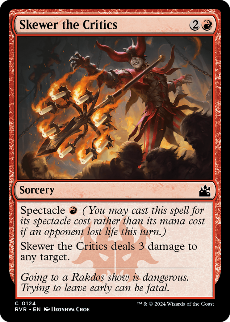 Skewer the Critics [Ravnica Remastered] | Good Games Adelaide SA