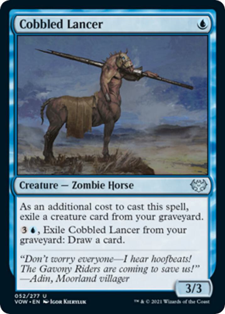 Cobbled Lancer 52 (Innistrad: Crimson Vow)  | Good Games Adelaide SA