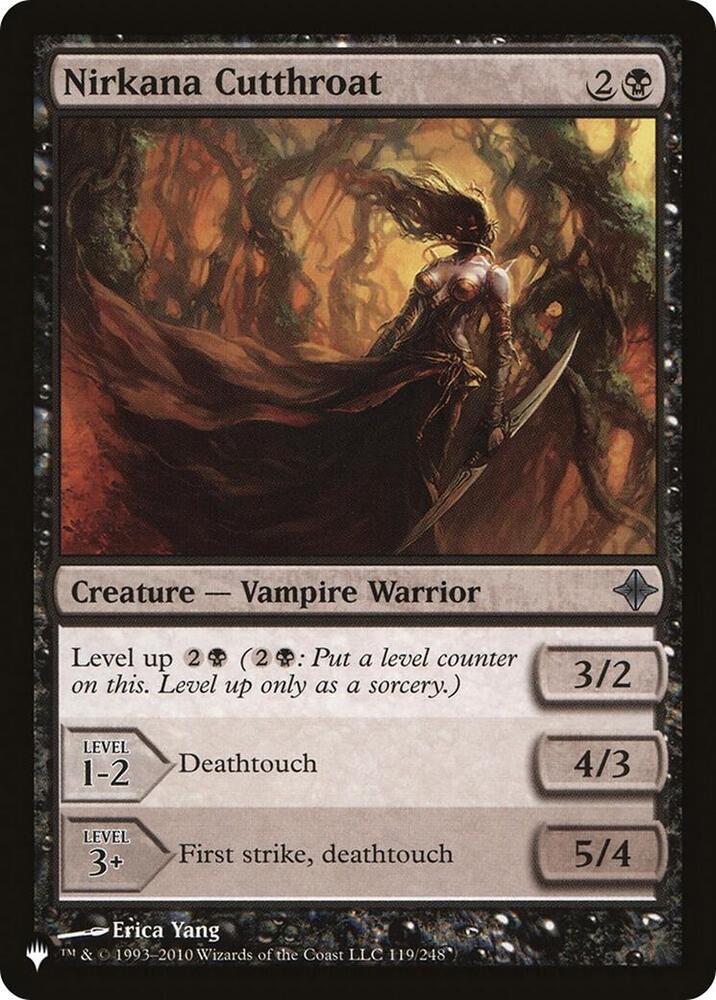 Nirkana Cutthroat 119/248 (The List Reprints)  | Good Games Adelaide SA
