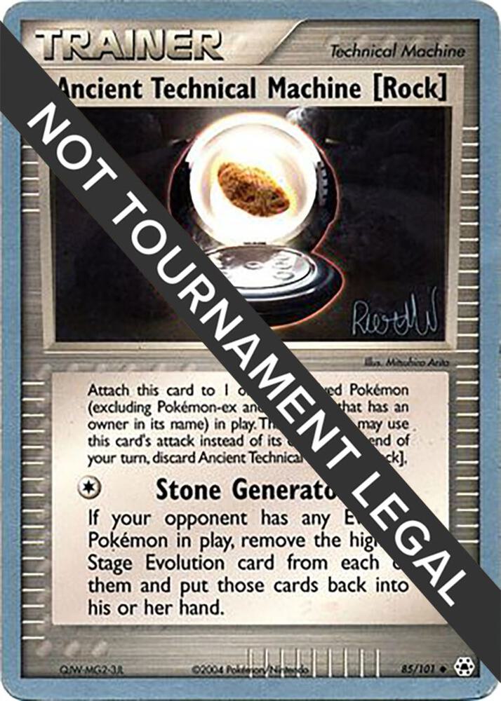 Ancient Technical Machine Rock 2004 Reed Weichler 85/101 (World Championship Decks)  | Good Games Adelaide SA