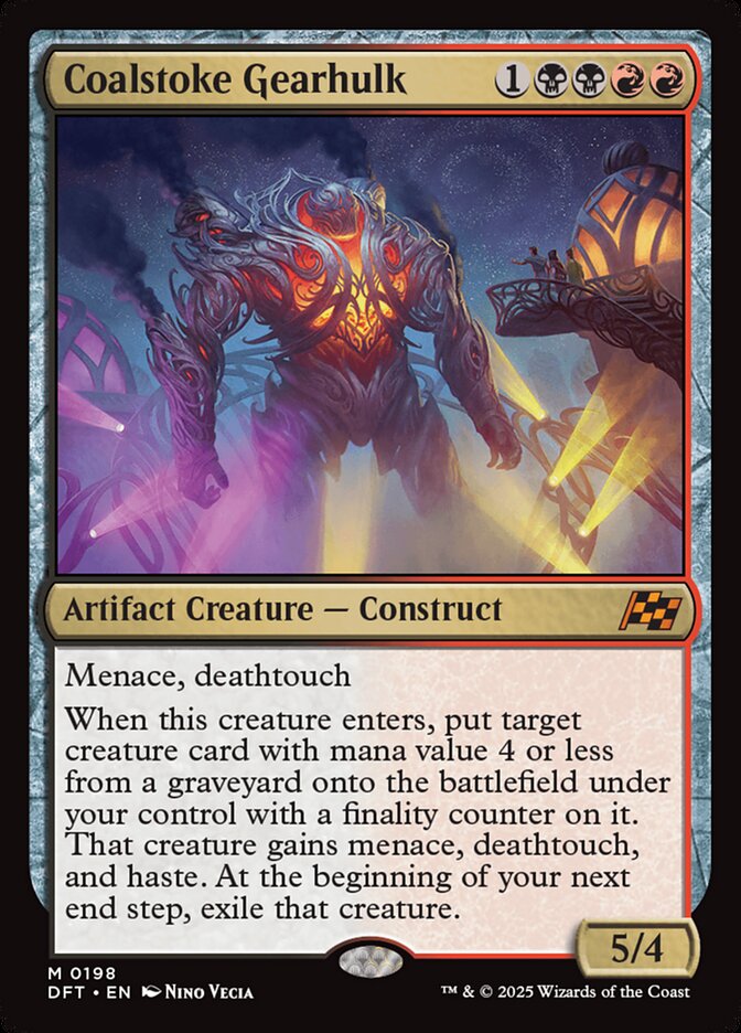 Coalstoke Gearhulk 198 (Aetherdrift)  - Foil | Good Games Adelaide SA