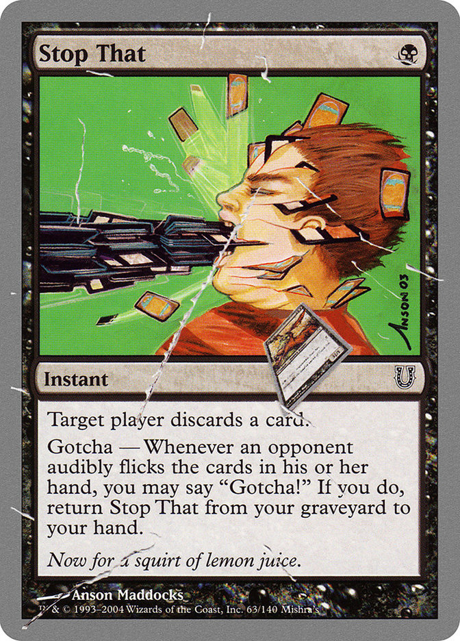 Stop That 63 (Unhinged)  - Foil | Good Games Adelaide SA