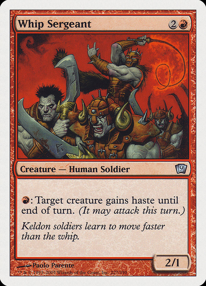 Whip Sergeant 227 (9th Edition)  - Foil | Good Games Adelaide SA