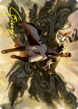 Arrogant Poet Art Card (Gold-Stamped Signature) [Strixhaven: School of Mages Art Series] | Good Games Adelaide SA