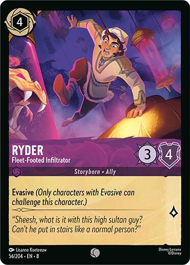 Ryder Fleet Footed Infiltrator 56/204 (Reign of Jafar)  | Good Games Adelaide SA