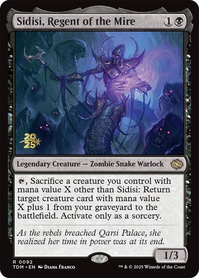 Sidisi Regent of the Mire 92 (Prerelease Cards)  - Foil | Good Games Adelaide SA