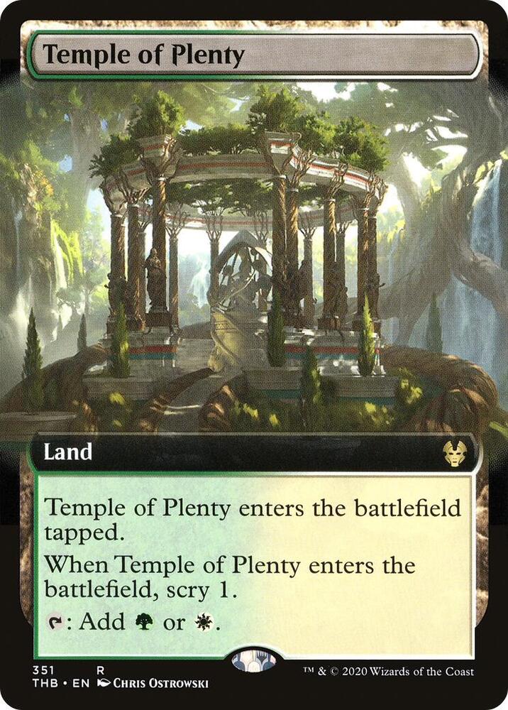 Temple of Plenty 351 (Theros Beyond Death)  - Foil | Good Games Adelaide SA