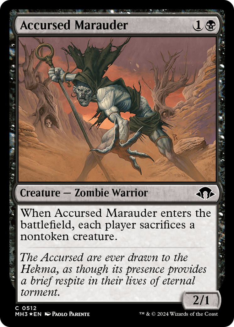 Accursed Marauder (Ripple Foil) [Modern Horizons 3] | Good Games Adelaide SA