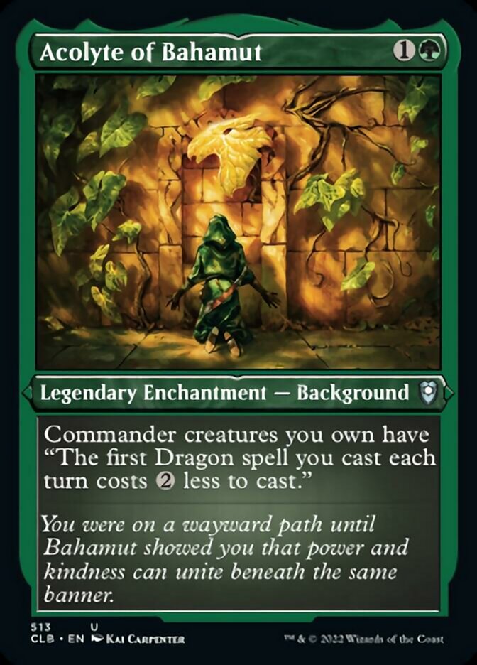 Acolyte of Bahamut (Foil Etched) [Commander Legends: Battle for Baldur's Gate] | Good Games Adelaide SA