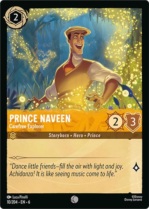 Prince Naveen Carefree Explorer 10/204 (Azurite Sea)  - Cold Foil | Good Games Adelaide SA