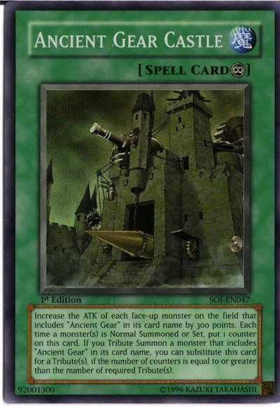 Ancient Gear Castle [SOI-EN047] Super Rare | Good Games Adelaide SA