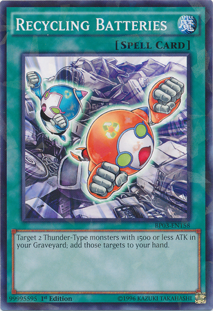 Recycling Batteries [BP03-EN158] Shatterfoil Rare | Good Games Adelaide SA