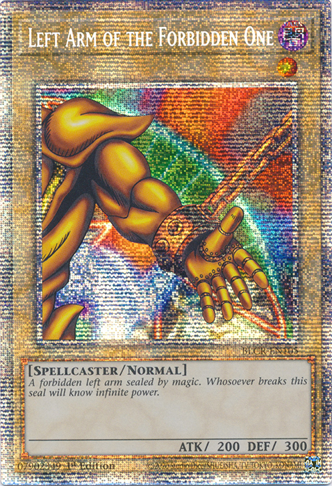 Left Arm of the Forbidden One [BLCR-EN105] Starlight Rare | Good Games Adelaide SA